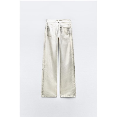 JEANS LOOSE TRF FOIL TIRO MEDIO