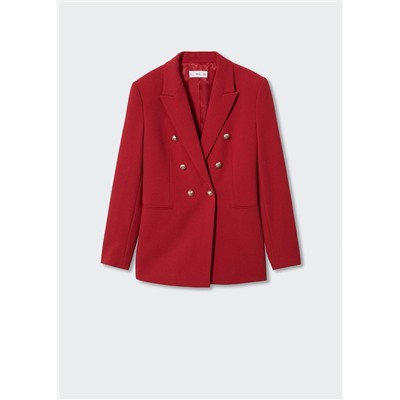 Americana doble botonadura -  Mujer | MANGO OUTLET España